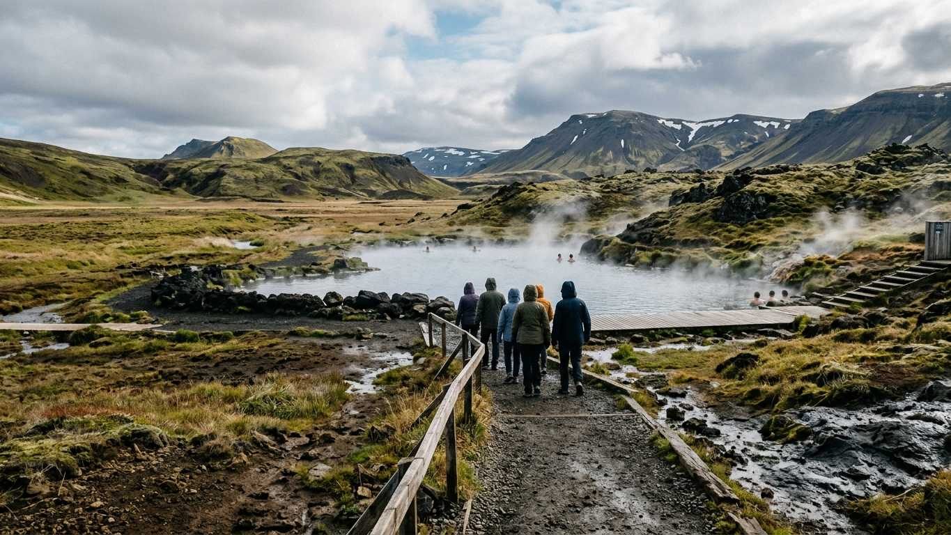 Combining the Golden Circle Route with a Geothermal Bath Stop