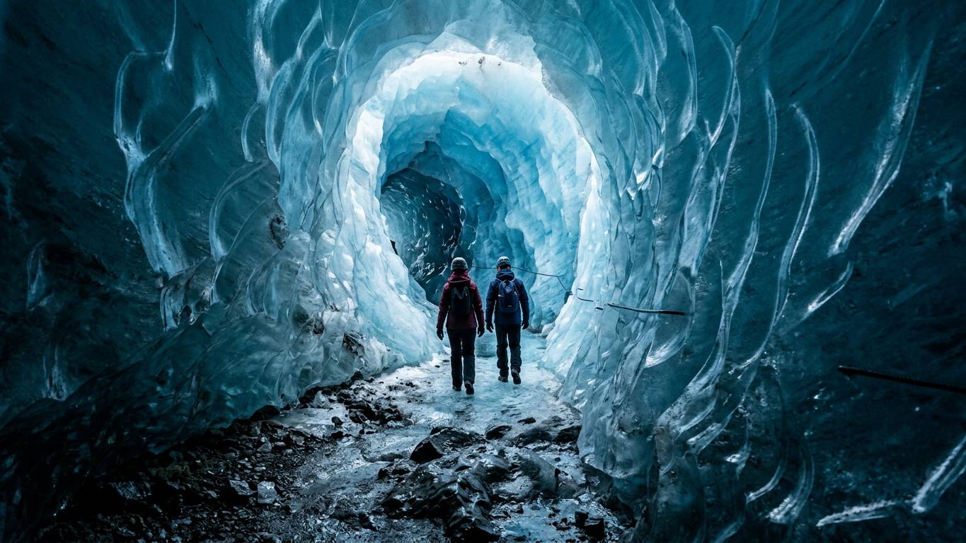 Visiting the Man-Made Ice Tunnel in Langjökull Glacier
