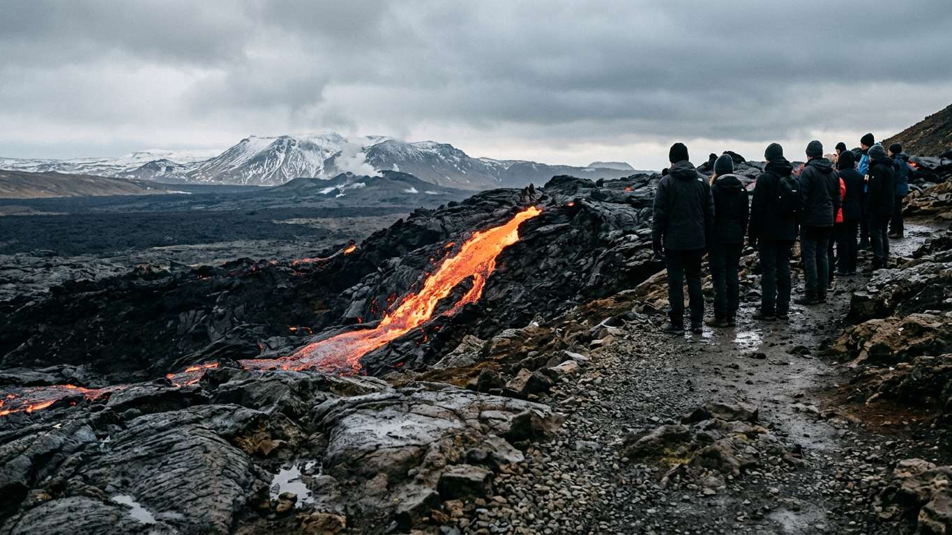 Experience Real Molten Lava at Iceland's Lava Show