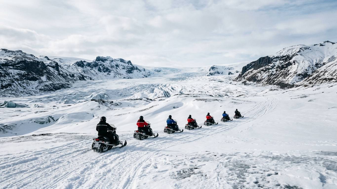 Snowmobile Tours on Iceland's Glaciers